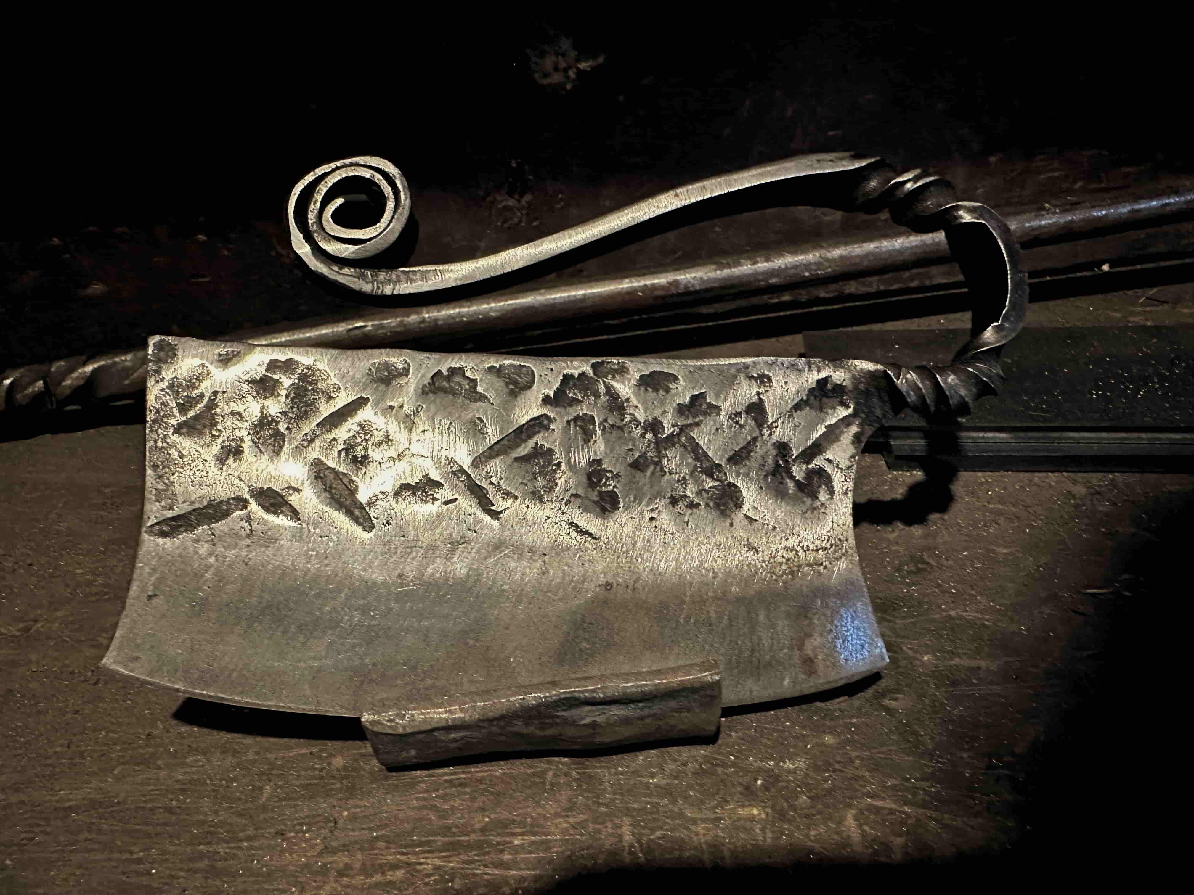 Hand-forged chopper