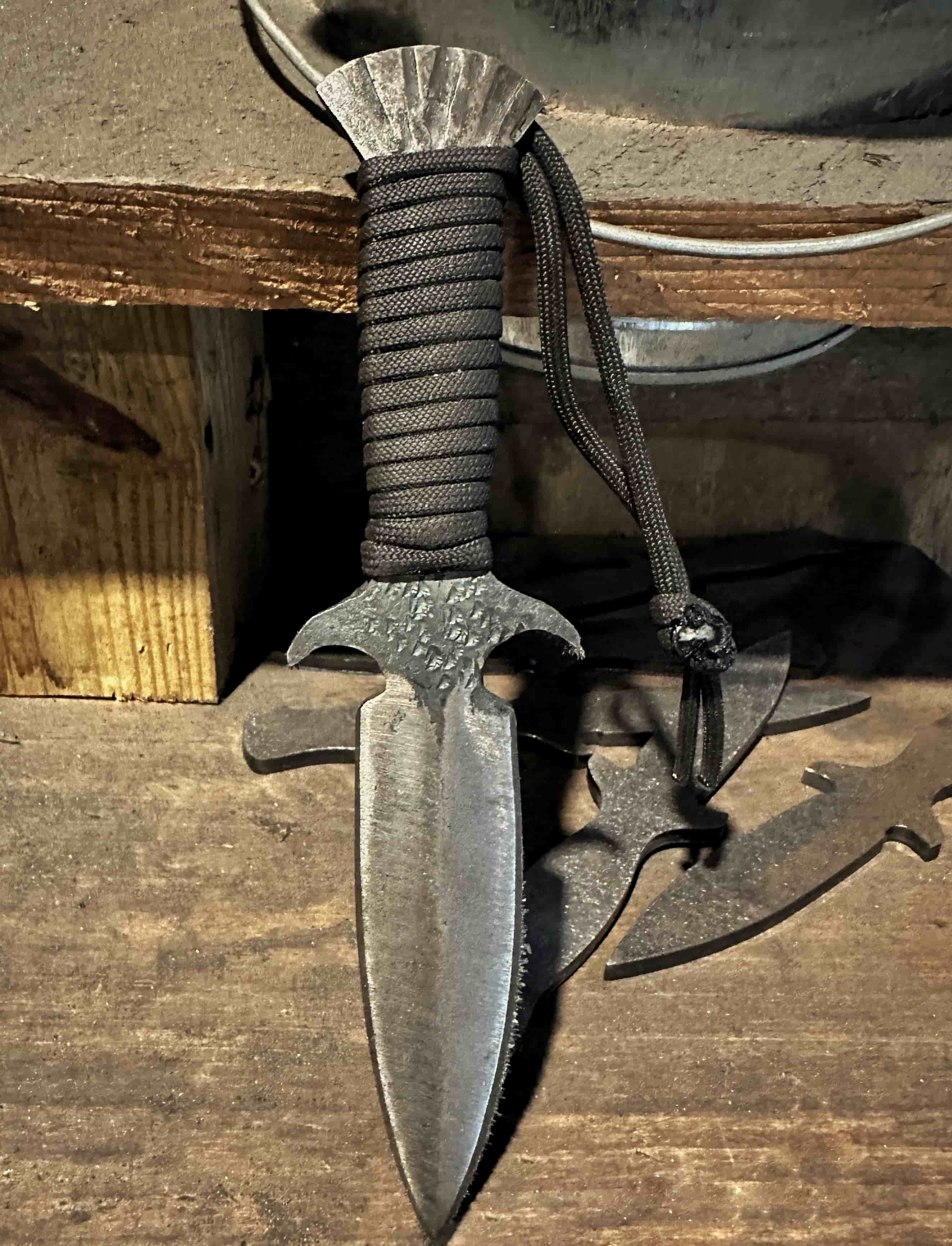 Hand-forged dagger